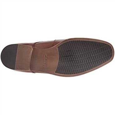 Hombre Conwell Plaoxford Clarks Bronceado Cuero