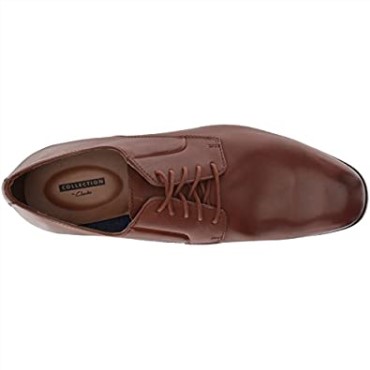 Hombre Conwell Plaoxford Clarks Bronceado Cuero