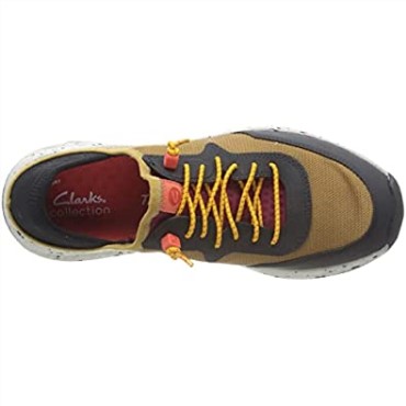Zapatillas Bajas Davis Hombre Clarks Amarillo Bajo Combi
