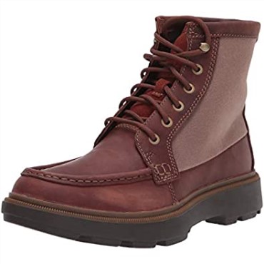 Botines De Hombre Dempsey Pico Clarks British Tan Cuero