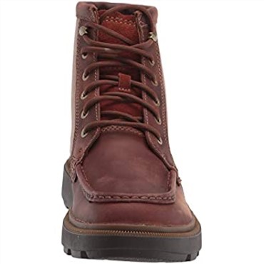 Botines De Hombre Dempsey Pico Clarks British Tan Cuero