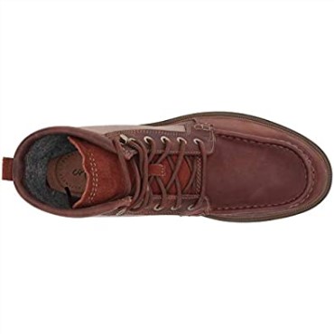 Botines De Hombre Dempsey Pico Clarks British Tan Cuero