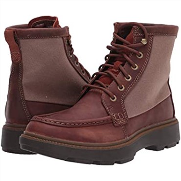 Botines De Hombre Dempsey Pico Clarks British Tan Cuero