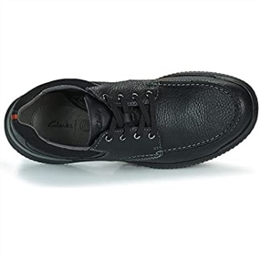 Donaway Edge Oxford Clarks De Cuero Negro Para Hombre