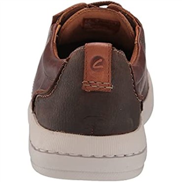 Náuticos Bajos Para Hombre Driftway Clarks En Cuero Marrón Oscuro