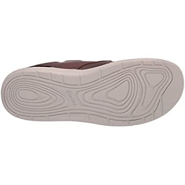 Náuticos Bajos Para Hombre Driftway Clarks En Cuero Marrón Oscuro