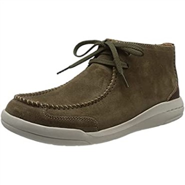 Bota Chukka Para Hombre Driftway Top Clarks Oliva Suede