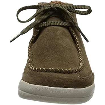 Bota Chukka Para Hombre Driftway Top Clarks Oliva Suede