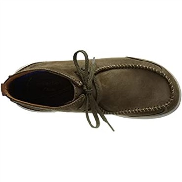 Bota Chukka Para Hombre Driftway Top Clarks Oliva Suede