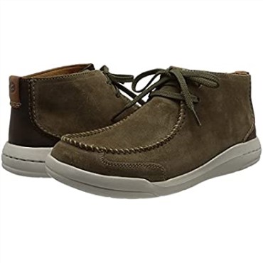 Bota Chukka Para Hombre Driftway Top Clarks Oliva Suede