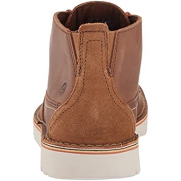 Botas Chukka Eastford Mid Para Hombre Piel Marron Oscuro Clarks