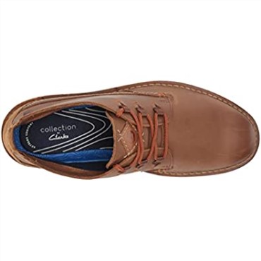 Botas Chukka Eastford Mid Para Hombre Piel Marron Oscuro Clarks