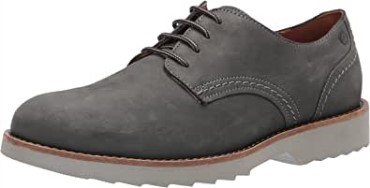 Hombre Fallhill Plaoxford Clarks Nubuck Gris