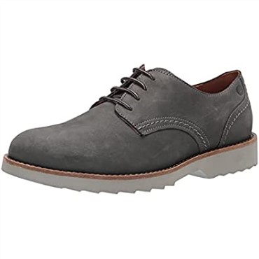 Hombre Fallhill Plaoxford Clarks Nubuck Gris