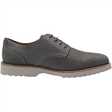 Hombre Fallhill Plaoxford Clarks Nubuck Gris