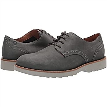 Hombre Fallhill Plaoxford Clarks Nubuck Gris