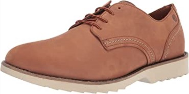 Clarks Fallhill Plaoxford Nubuck Marrón Oscuro Para Hombres