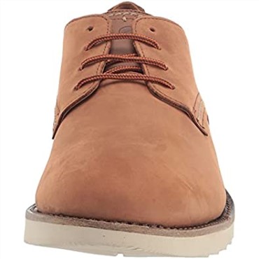 Clarks Fallhill Plaoxford Nubuck Marrón Oscuro Para Hombres