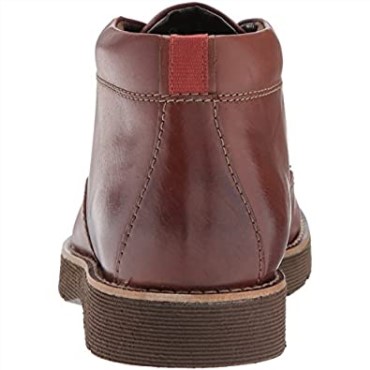 Folcroft Mid Chukka Boot Para Hombre Clarks Bronceado Oscuro