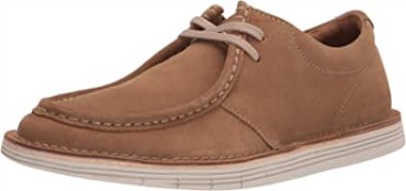 Zapatilla Forge Run Hombre Clarks Suede Arena Oscura
