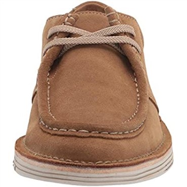 Zapatilla Forge Run Hombre Clarks Suede Arena Oscura