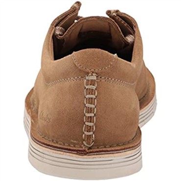 Zapatilla Forge Run Hombre Clarks Suede Arena Oscura