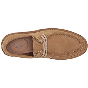 Zapatilla Forge Run Hombre Clarks Suede Arena Oscura
