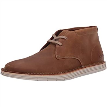Forge Stride Chukka Boot Clarks Cuero Marrón Para Hombre
