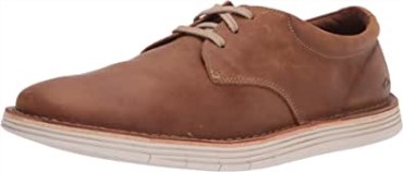Forge Vibe Hombre Oxford Clarks Marrón Cuero