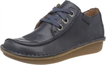 Hombre Fun Ny Dream Oxford Clarks Azul Marino Cuero