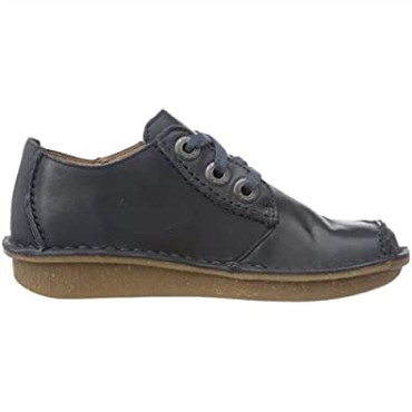 Hombre Fun Ny Dream Oxford Clarks Azul Marino Cuero