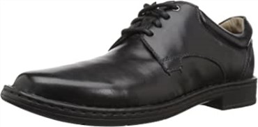 Hombre Gadson Plaoxford Clarks Cuero Negro
