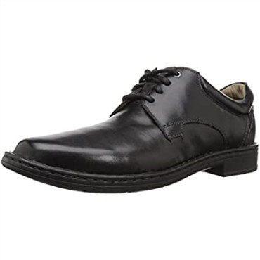 Hombre Gadson Plaoxford Clarks Cuero Negro