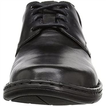 Hombre Gadson Plaoxford Clarks Cuero Negro