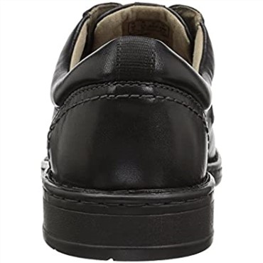 Hombre Gadson Plaoxford Clarks Cuero Negro