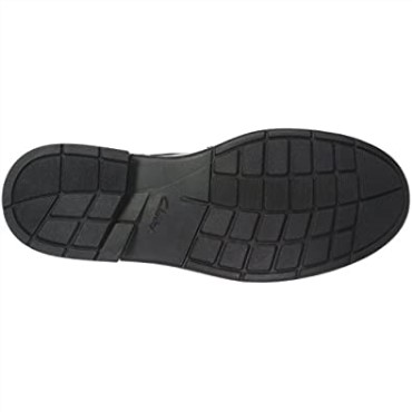 Hombre Gadson Plaoxford Clarks Cuero Negro