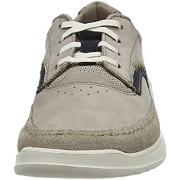 Zapatillas De Deporte De Hombre Gaskill Lace Clarks Nubuck Gris