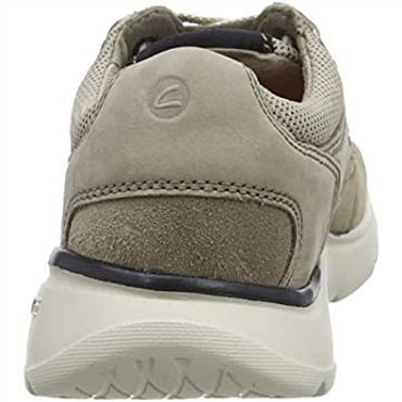 Zapatillas De Deporte De Hombre Gaskill Lace Clarks Nubuck Gris