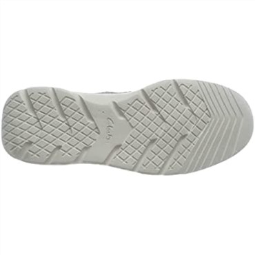 Zapatillas De Deporte De Hombre Gaskill Lace Clarks Nubuck Gris