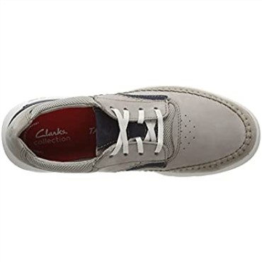 Zapatillas De Deporte De Hombre Gaskill Lace Clarks Nubuck Gris