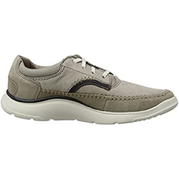 Zapatillas De Deporte De Hombre Gaskill Lace Clarks Nubuck Gris