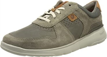 Zapatilla Hombre Gaskill Vibe Clarks Gris Oscuro Combi
