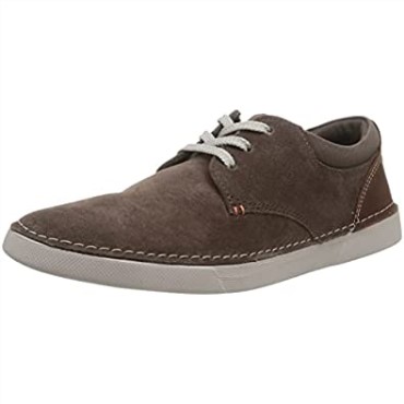 Zapatilla Hombre Gereld Lace Gamuza Topo Clarks