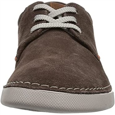 Zapatilla Hombre Gereld Lace Gamuza Topo Clarks