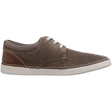 Zapatilla Hombre Gereld Lace Gamuza Topo Clarks