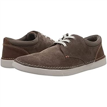 Zapatilla Hombre Gereld Lace Gamuza Topo Clarks