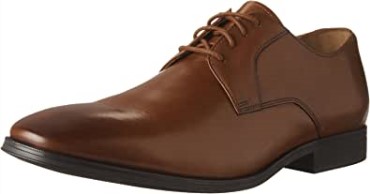 Hombre Gilman Lace Oxford Clarks Cuero Tostado Oscuro