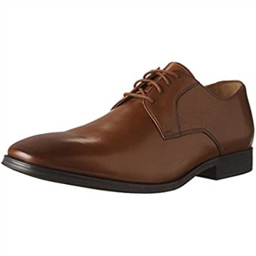 Hombre Gilman Lace Oxford Clarks Cuero Tostado Oscuro