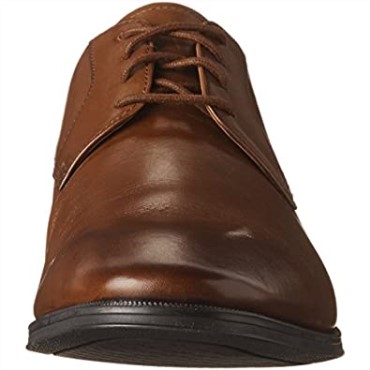 Hombre Gilman Lace Oxford Clarks Cuero Tostado Oscuro