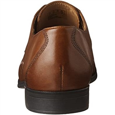 Hombre Gilman Lace Oxford Clarks Cuero Tostado Oscuro